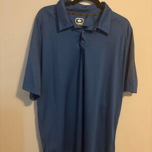 OGIO Long Sleeve Performance Polo in Blue - L